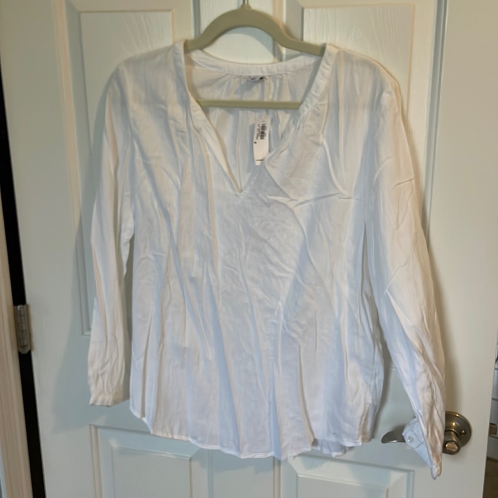 White old navy blouse